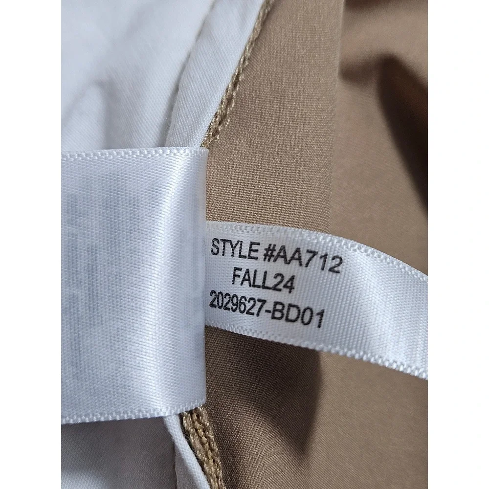 J.Crew Flex Slim Fit Chino Pants Mens 33x30 Dark Khaki Tan AA712 NEW